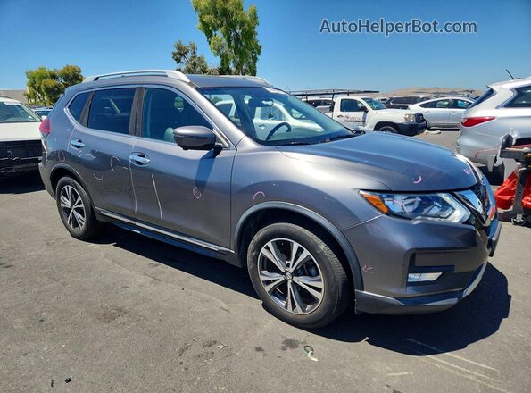 5N1AT2MT5JC737024 2018 NISSAN ROGUE Gray Przód prawy