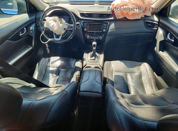 5N1AT2MT5JC740344 2018 NISSAN ROGUE Blue Dashboard view