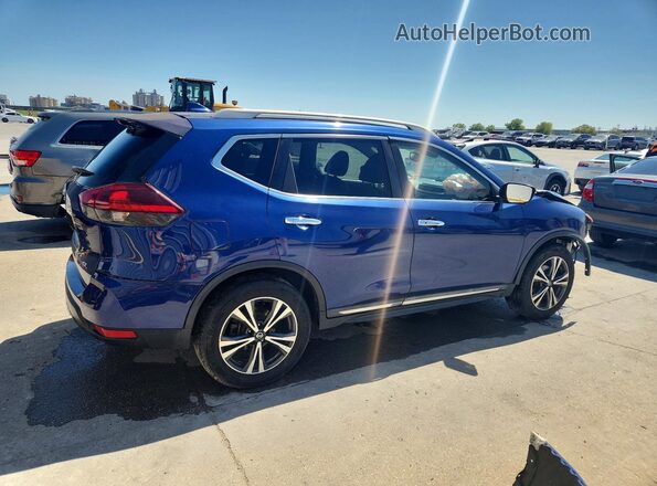 5N1AT2MT5JC740344 2018 NISSAN ROGUE Blue Rear right