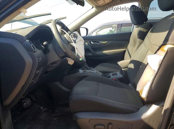 5N1AT2MT5JC750467 2018 NISSAN ROGUE Черный Вид салона спереди