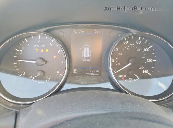 5N1AT2MT5JC750467 2018 NISSAN ROGUE Черный Вид щитка приборов