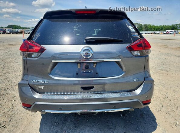 5N1AT2MT5KC772227 2019 NISSAN ROGUE Gray Rear view