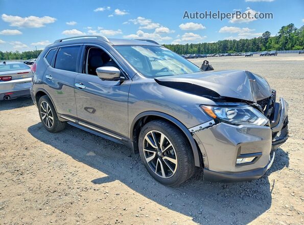 5N1AT2MT5KC772227 2019 NISSAN ROGUE Gray Front right