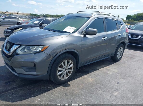 5N1AT2MT5KC796995 2019 NISSAN ROGUE Gray Vista tres cuartos delantera izquierda