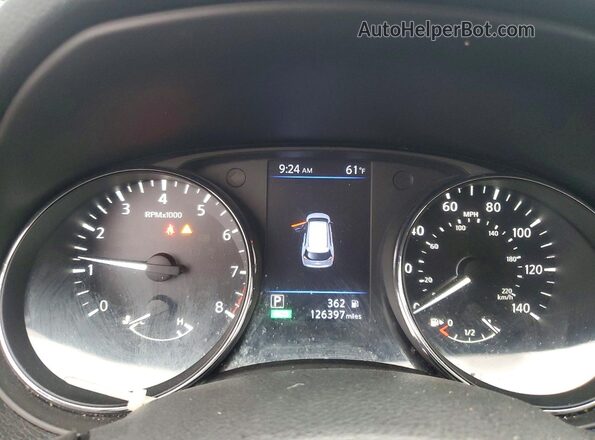 5N1AT2MT5LC721375 2020 NISSAN ROGUE Black Vista del cuadro de instrumentos
