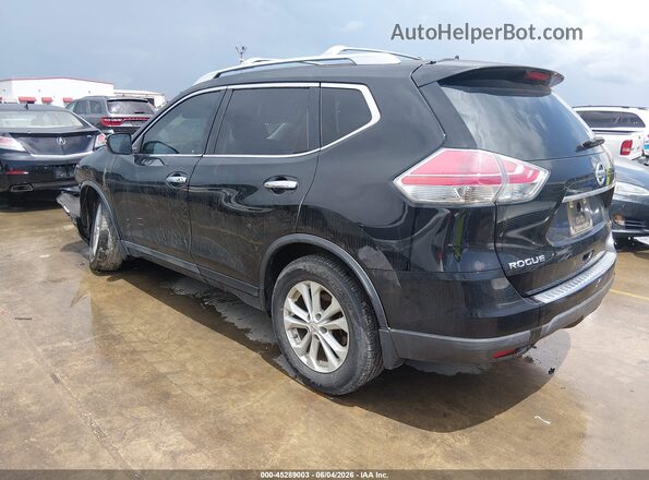 5N1AT2MT6GC796186 2016 NISSAN ROGUE Black Задня ліва чверть