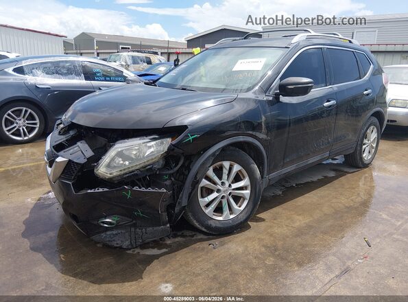 5N1AT2MT6GC796186 2016 NISSAN ROGUE Black Передня ліва чверть