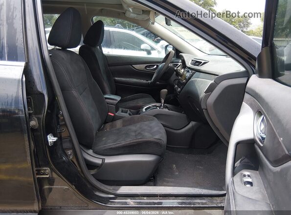 5N1AT2MT6GC796186 2016 NISSAN ROGUE Black Вид салону спереду