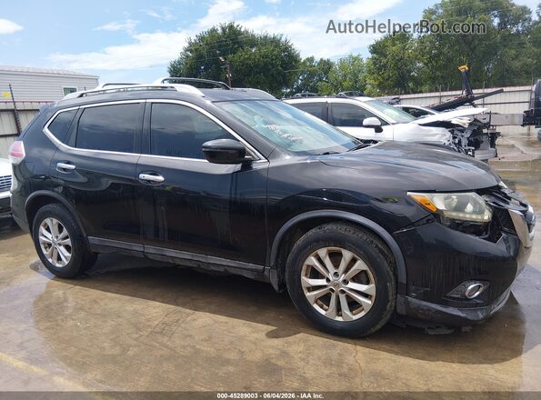 5N1AT2MT6GC796186 2016 NISSAN ROGUE Black Вид задньої частини салону