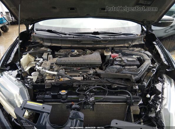 5N1AT2MT6GC796186 2016 NISSAN ROGUE Black Вид ззаду