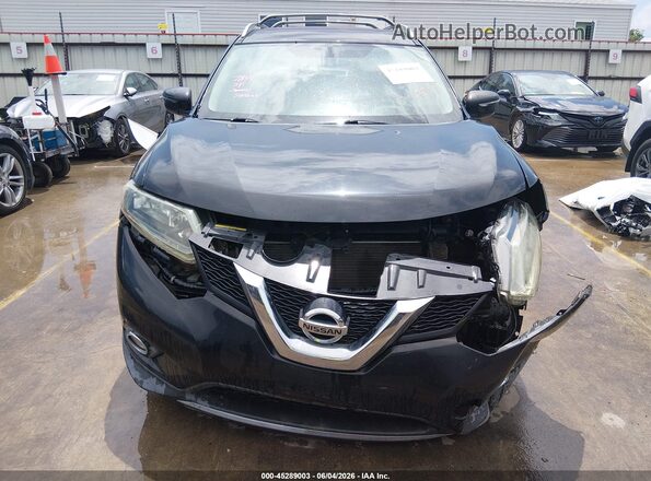 5N1AT2MT6GC796186 2016 NISSAN ROGUE Black Вид спереду