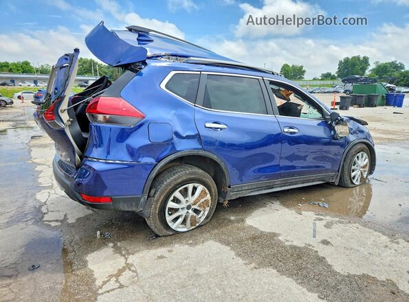 5N1AT2MT6HC895883 2017 NISSAN ROGUE Blue Rear right
