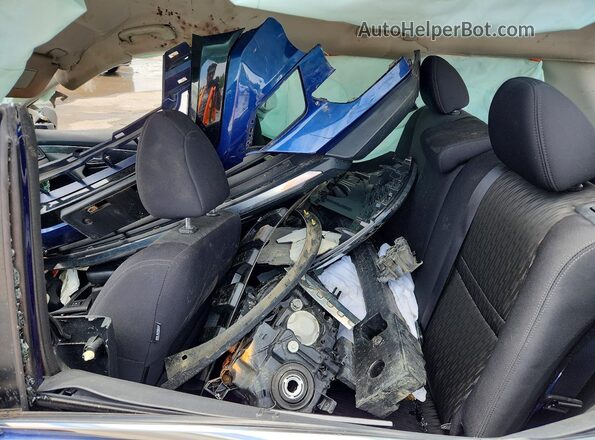 5N1AT2MT6HC895883 2017 NISSAN ROGUE Blue Rear interior view