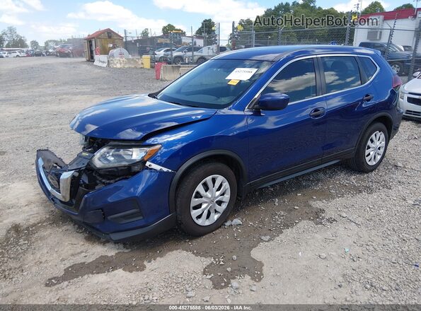 5N1AT2MT6JC775264 2018 NISSAN ROGUE Blue Przód lewy