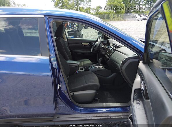 5N1AT2MT6JC775264 2018 NISSAN ROGUE Blue Widok wnętrza z przodu