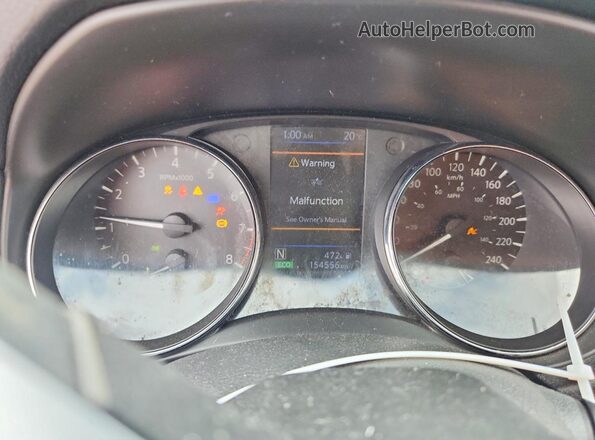 5N1AT2MT6JC797023 2018 NISSAN ROGUE Red Instrument cluster view