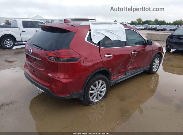 5N1AT2MT6JC848987 2018 NISSAN ROGUE Red უკანა მარჯვენა