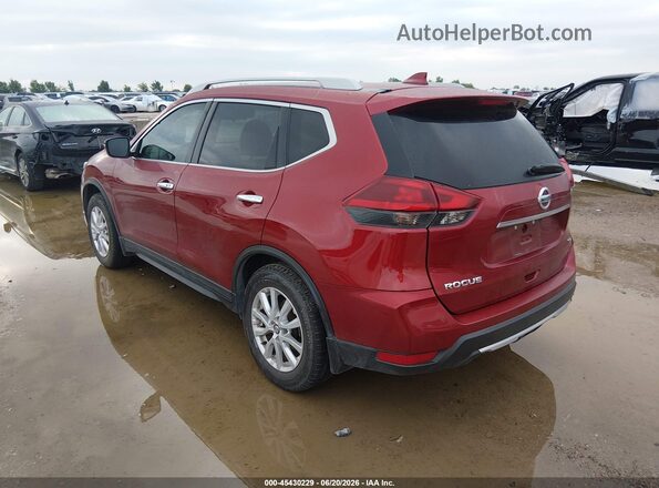 5N1AT2MT6JC848987 2018 NISSAN ROGUE Red უკანა მარცხენა