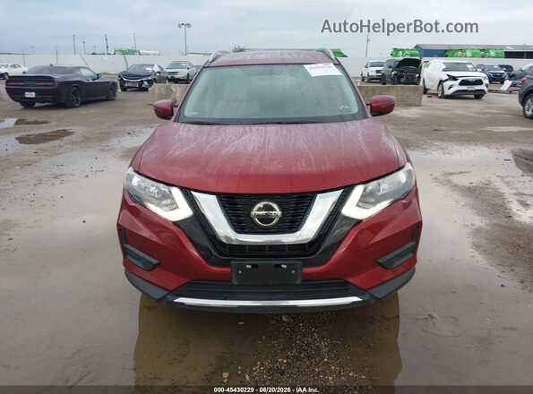 5N1AT2MT6JC848987 2018 NISSAN ROGUE Red ხელსაწყოთა პანელის ხედი