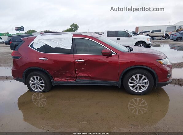 5N1AT2MT6JC848987 2018 NISSAN ROGUE Red უკანა სალონის ხედი