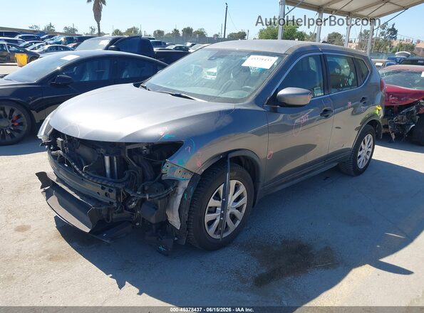 5N1AT2MT6KC844374 2019 NISSAN ROGUE Gray Vista tres cuartos delantera izquierda