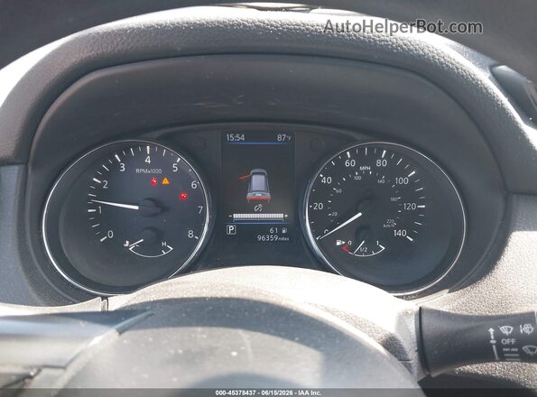 5N1AT2MT6KC844374 2019 NISSAN ROGUE Gray Vista de los asientos traseros