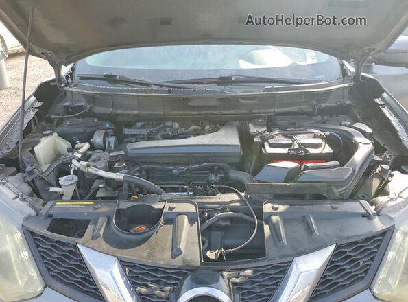 5N1AT2MT7GC761382 2016 NISSAN ROGUE Gray Rear interior view