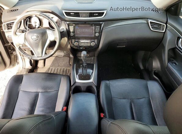 5N1AT2MT7GC761382 2016 NISSAN ROGUE Gray Dashboard view