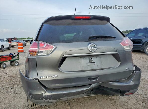 5N1AT2MT7GC761382 2016 NISSAN ROGUE Gray Rear view