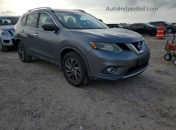 5N1AT2MT7GC761382 2016 NISSAN ROGUE Gray Front right