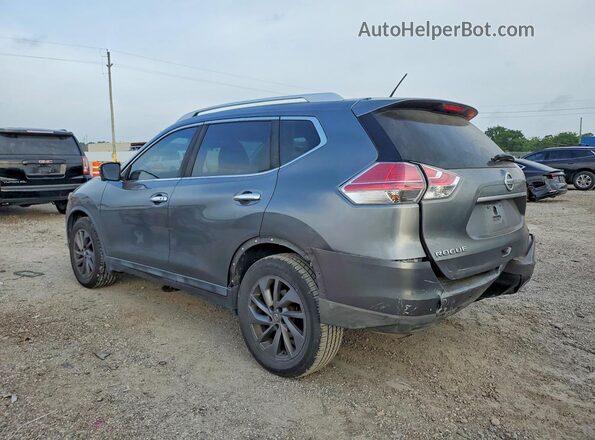 5N1AT2MT7GC761382 2016 NISSAN ROGUE Gray Rear left