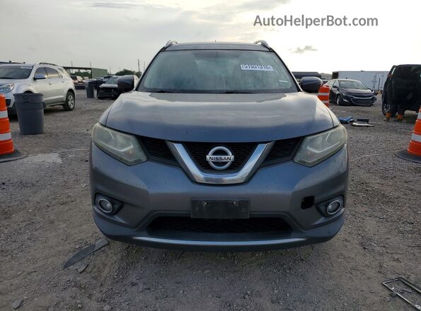 5N1AT2MT7GC761382 2016 NISSAN ROGUE Gray Front view