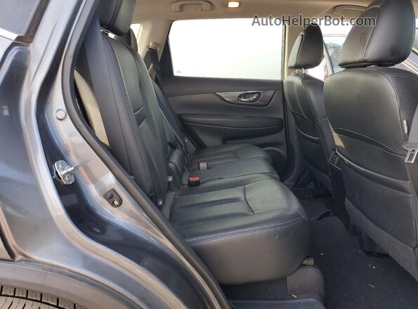 5N1AT2MT7GC761382 2016 NISSAN ROGUE Gray Rear seats view