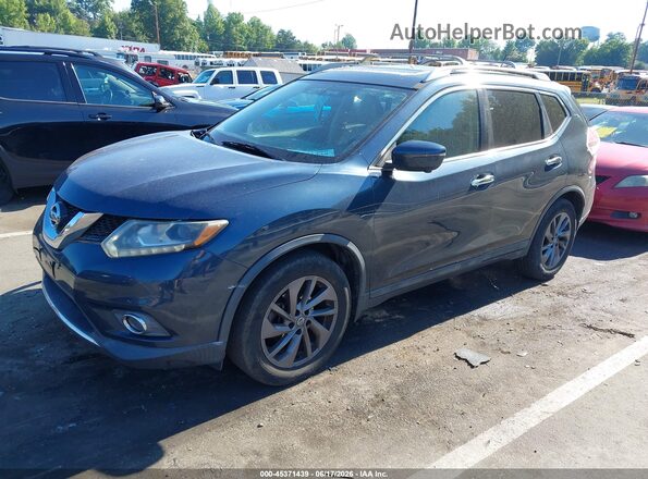 5N1AT2MT7GC875513 2016 NISSAN ROGUE Gray Առջևի ձախ երեք քառորդ տեսարան