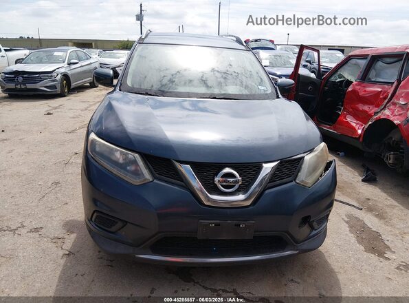 5N1AT2MT7GC911961 2016 NISSAN ROGUE Blue ხელსაწყოთა პანელის ხედი