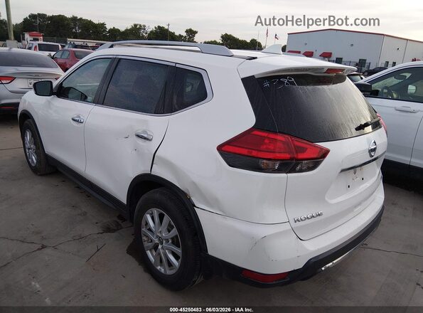 5N1AT2MT7HC855196 2017 NISSAN ROGUE White Հետևի ձախ