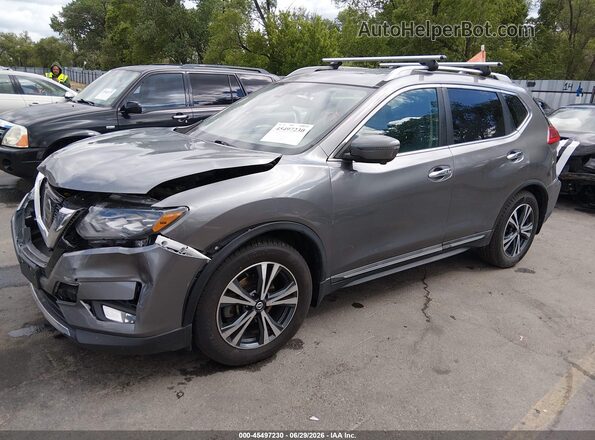 5N1AT2MT7HC882320 2017 NISSAN ROGUE Gray წინა მარცხენა ხედი სამი მეოთხედიდან