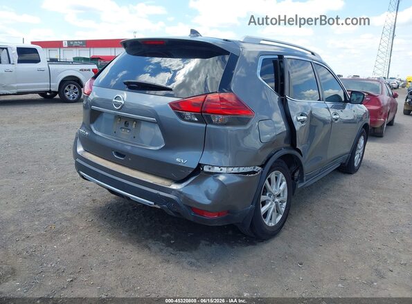 5N1AT2MT7HC896198 2017 NISSAN ROGUE Серый Задняя правая четверть