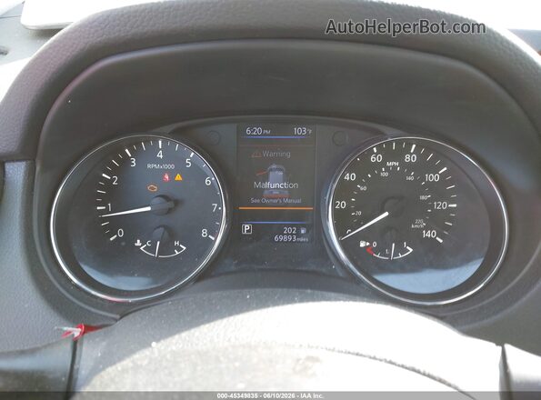 5N1AT2MT7JC817862 2018 NISSAN ROGUE Silver Вид задніх сидінь