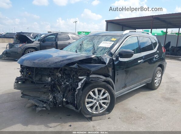 5N1AT2MT7KC723420 2019 NISSAN ROGUE Black წინა მარცხენა ხედი სამი მეოთხედიდან