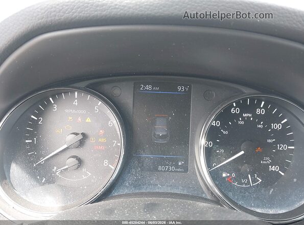 5N1AT2MT7KC723420 2019 NISSAN ROGUE Black უკანა სავარძლების ხედი