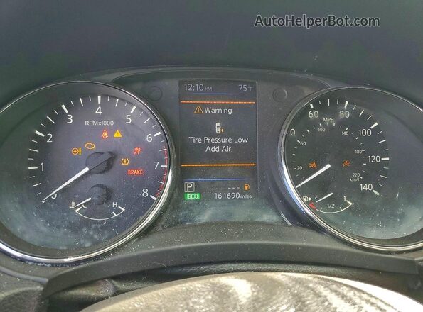 5N1AT2MT7KC782452 2019 NISSAN ROGUE Black Vista del cuadro de instrumentos