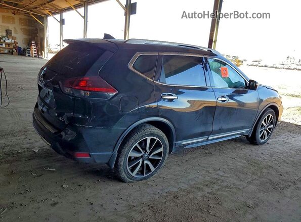 5N1AT2MT7KC782452 2019 NISSAN ROGUE Black Trasero derecho
