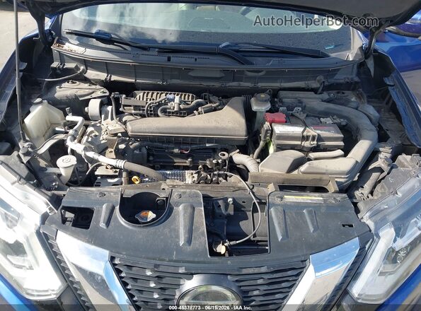 5N1AT2MT7KC815319 2019 NISSAN ROGUE Blue Rear view
