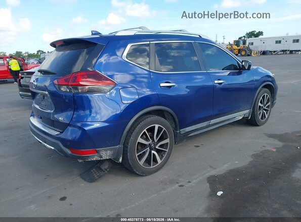5N1AT2MT7KC815319 2019 NISSAN ROGUE Blue Rear right