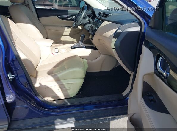 5N1AT2MT7KC815319 2019 NISSAN ROGUE Blue Front interior view