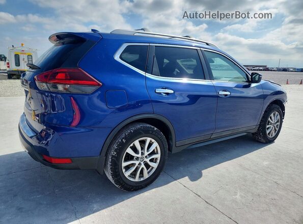 5N1AT2MT7KC841306 2019 NISSAN ROGUE Blue Rear right