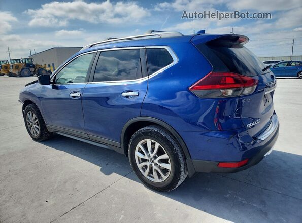 5N1AT2MT7KC841306 2019 NISSAN ROGUE Blue Rear left