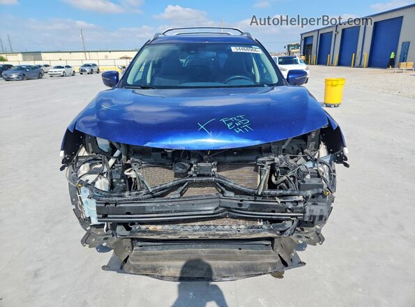 5N1AT2MT7KC841306 2019 NISSAN ROGUE Blue Front view