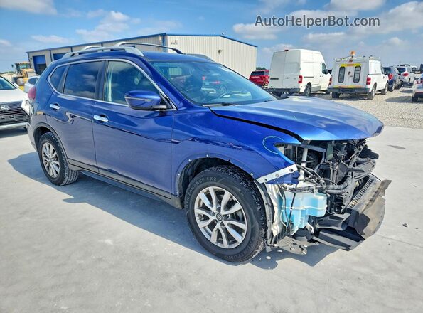 5N1AT2MT7KC841306 2019 NISSAN ROGUE Blue Front right